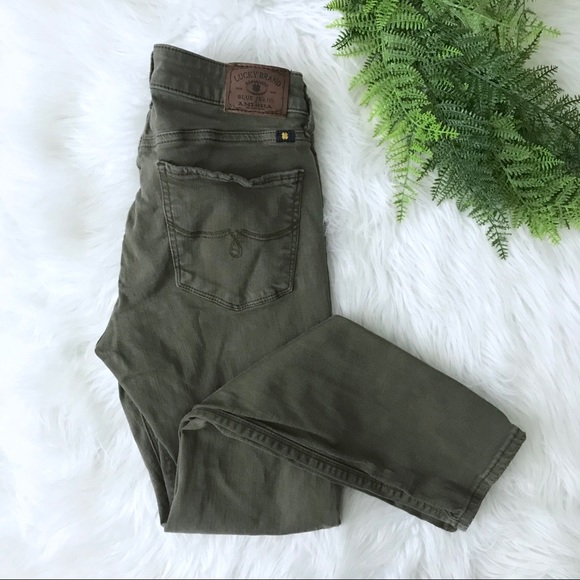 Lucky Brand Pants - [Lucky Brand] Lolita Capris Army Green Size 4/27